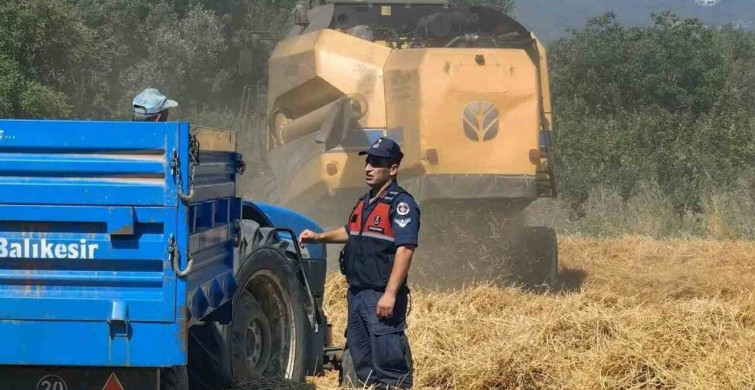 Bilecik'te biçerdöverler jandarma denetiminden geçti