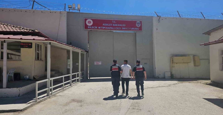 Bilecik'te hapis cezası bulunan şahıs kaçarken yakalandı