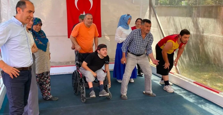 Bilecik'te huzurevi sakinleri ve gençler bocce etkinliğinde buluştu