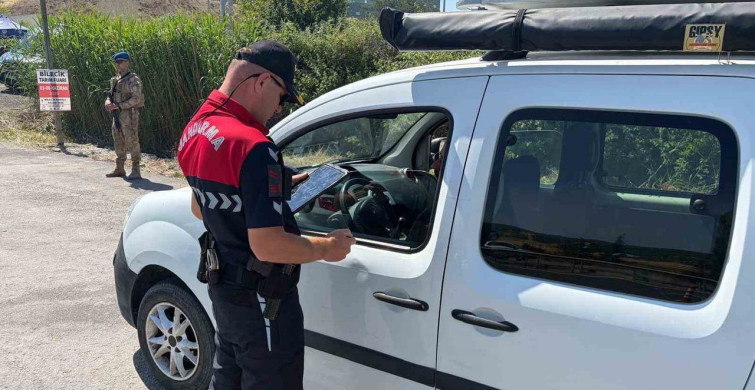 Bilecik'te jandarma denetimlerinde 321 bin lira trafik cezası uygulandı