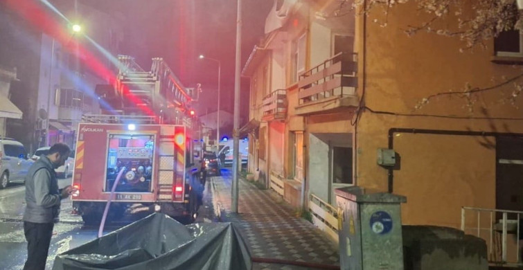 Bilecik'te Metruk Binada Üst Üste Yangınlar