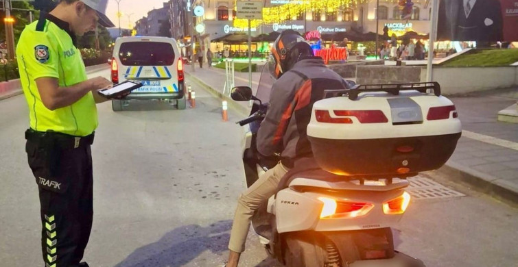 Bilecik’te motosiklet sürücülerine yönelik denetim yapıldı