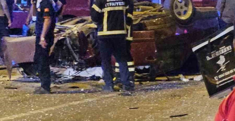 Bilecik'te orta refüje çarpan otomobil takla attı: 2 yaralı