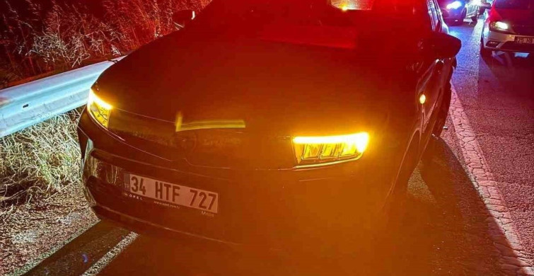 Bilecik'te trafik kazası sonrası alkollü sürücü jandarma tarafından yakalandı