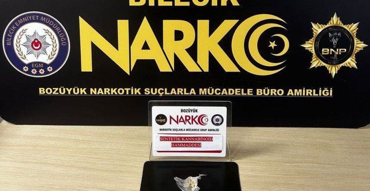 Bilecik'te Uyuşturucu Operasyonu: 1 Gözaltı