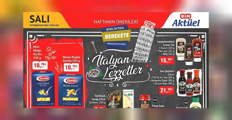 BİM'de bu hafta neler var? BİM 14 Haziran aktüel ürünler kataloğu yayımlandı! 14 Haziran 2022 BİM aktüel ürünler listesi