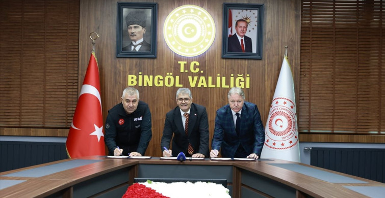 Bingöl'de Afet Bilinci Protokolü İmzalandı