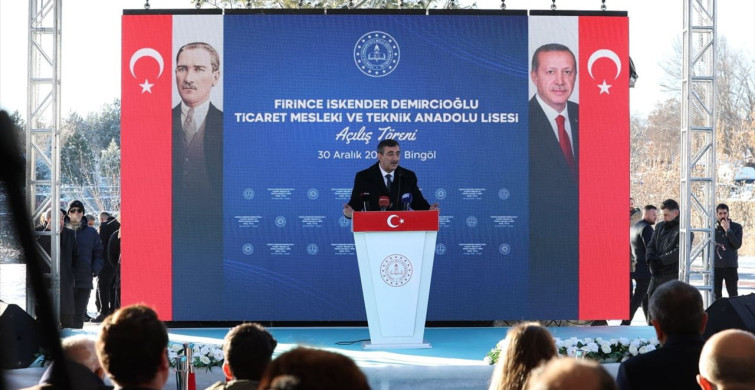 Bingöl'de Firince İskender Demircioğlu Ticaret ve Teknik Anadolu Lisesi Açıldı