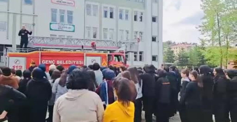 Bingöl'de Olası Afetler İçin Yangın Tatbikatı