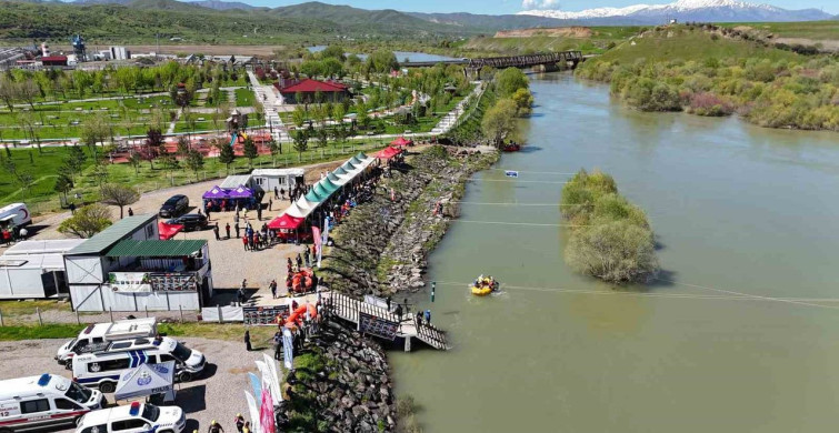 Bingöl'de Rafting Şampiyonası Coşkuyla Başladı
