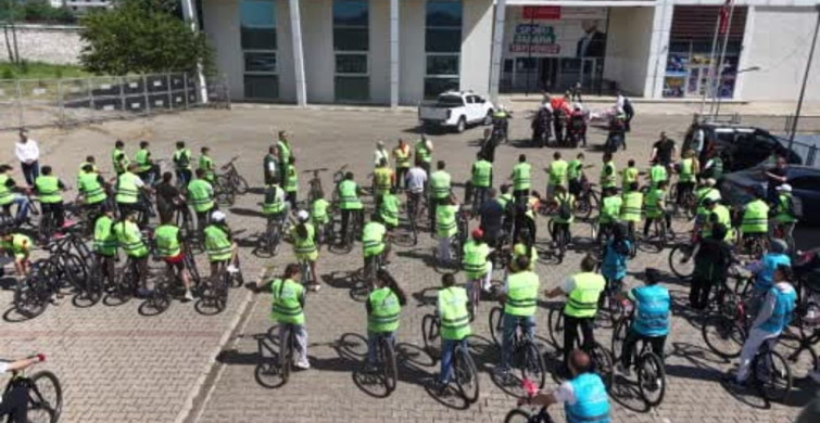 Bingöl'de sağlıklı yaşam için pedal çevirildi