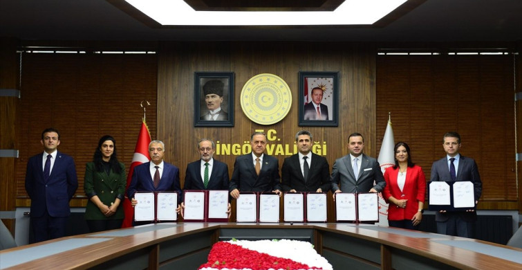 Bingöl'de Yöresel Ürünlerin Coğrafi İşaretle Tescillenmesi İçin Protokol İmza Töreni