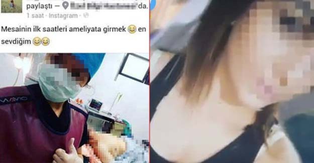 Bir Hemşire Skandalı Daha! Anjiyoya Giren Hastanın Önünde