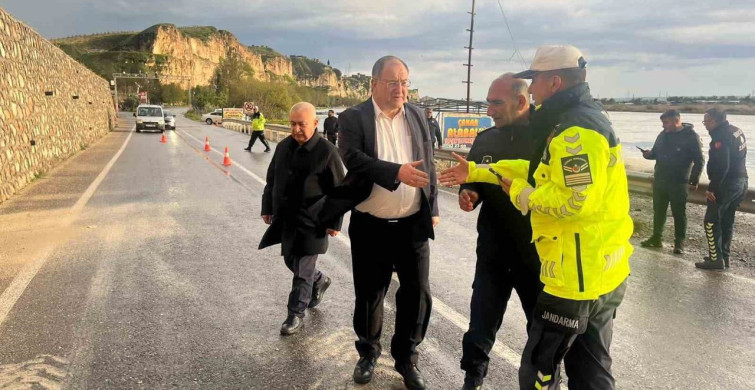 Birecik’te Şiddetli Yağış Sonrası Ekipler Harekete Geçti