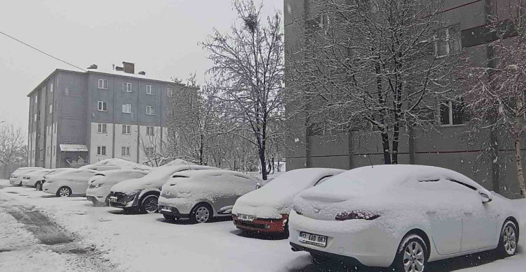 Bitlis Nisan Ayında Karla Kaplandı