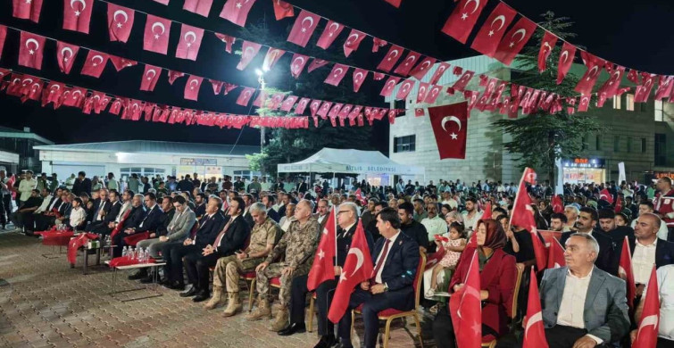 Bitlis’te 15 Temmuz’un yıldönümünde milli birlik ve beraberlik vurgusu