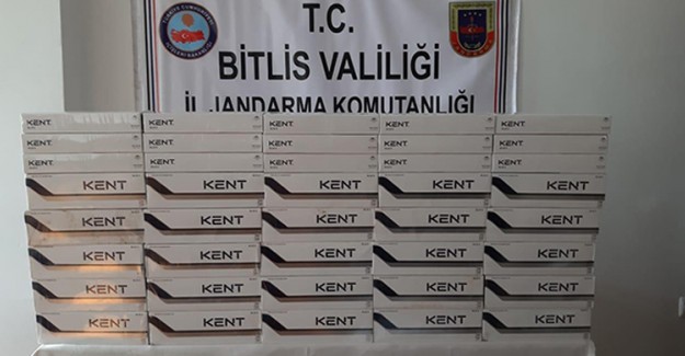 Bitlis'te 2 Bin 830 Paket Kaçak Sigara Ele Geçirildi
