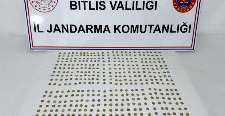 Bitlis'te 500 Adet Roma Dönemi Sikkesi Ele Geçirildi
