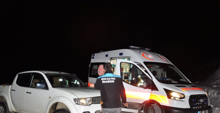 Bitlis'te 68 Yaşındaki Hastaya Zorlu Müdahale