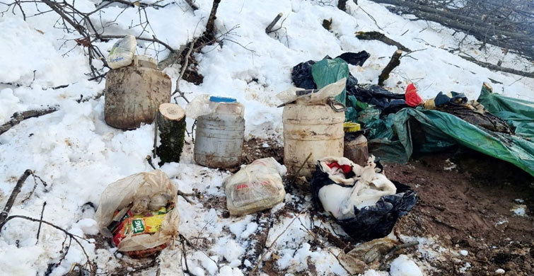 Bitlis’te Teröristlere Ait Malzemeler Ele Geçirildi!