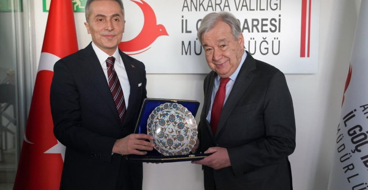 BM Genel Sekreteri Guterres'ten Ankara İl Göç İdaresi Ziyareti