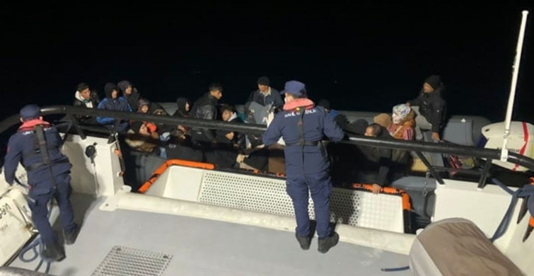 Bodrum Açıklarında 31 Düzensiz Göçmen Kurtarıldı