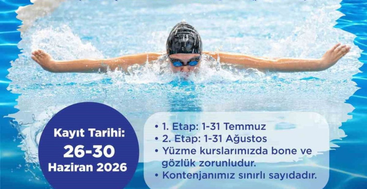 Bodrum Belediyesi'nden çocuklara ücretsiz yüzme kursu