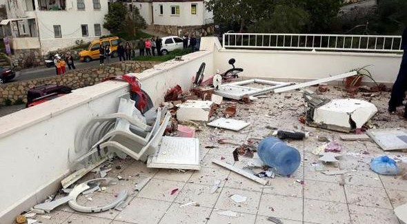 Bodrum Güne Patlamayla Uyandı