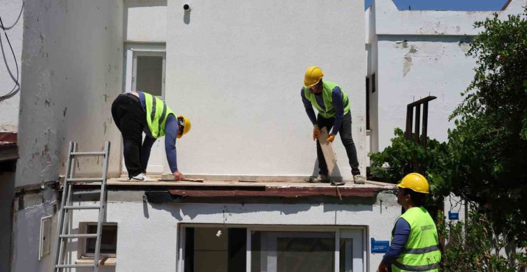 Bodrum'da 45 Kaçak Yapı Yıkıldı