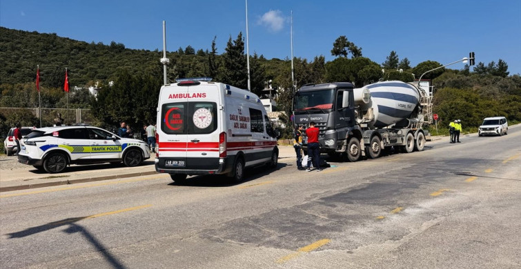 Bodrum'da Beton Mikseri Yayaya Çarptı: 79 Yaşındaki Adam Hayatını Kaybetti