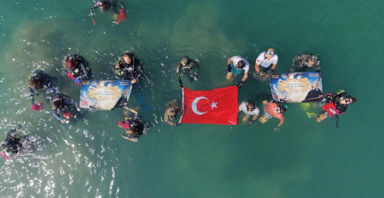 Bodrum'da deniz dibinden 370 kilogram atık çıkarıldı