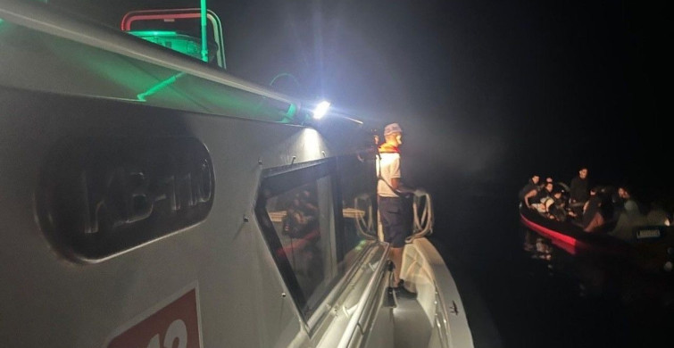 Bodrum’da düzensiz göçmenler kurtarıldı, bir kaçakçı yakalandı