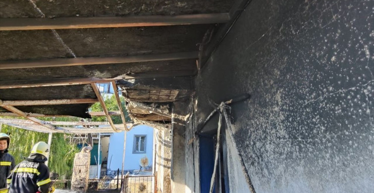 Bodrum'da Ev Yangını: Yangın Söndürüldü