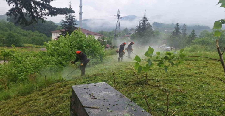 Boğaziçi Beldesi'nde Kurban Bayramı Temizliği Yapıldı