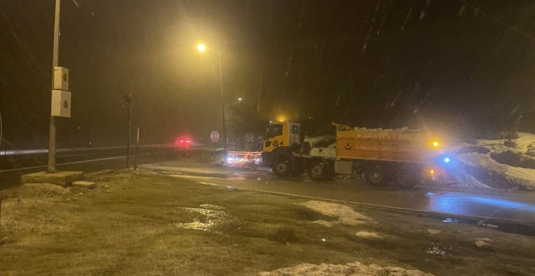 Bolu Dağı'nda Kar Yağışı Başladı