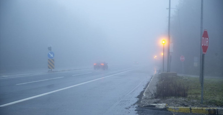 Bolu Dağı'nda Sağanak ve Sis Etkili