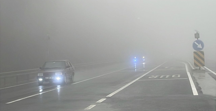Bolu Dağı'nda Sağanak ve Sis Etkili