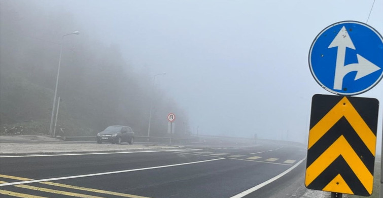 Bolu Dağı'nda Sis Etkisi Sürekleniyor