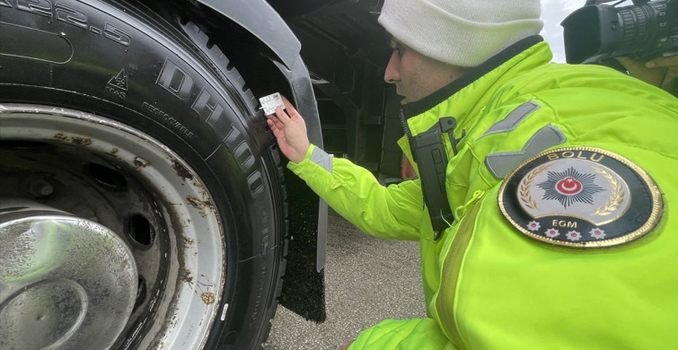 Bolu Dağı'nda Zincirsiz Araçlara Geçit Yok