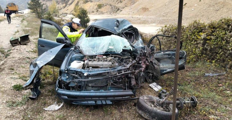 Bolu'da Feci Trafik Kazası: 1 Ölü, 1 Yaralı