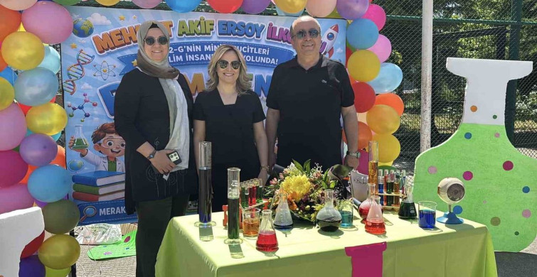 Bolu'da minik öğrencilerden bilim şenliği