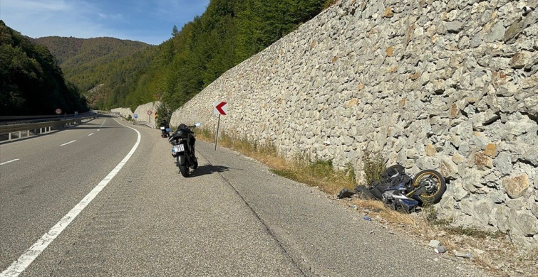Bolu'da motosiklet kazası: Yunus polisi hayatını kaybetti
