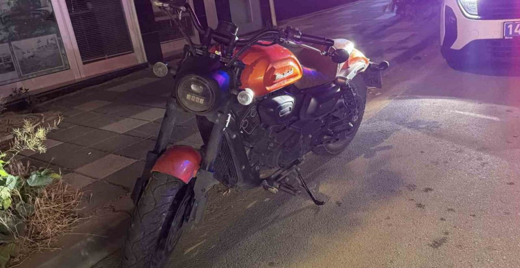 Bolu'da otomobille çarpışan motosikletli yaralandı
