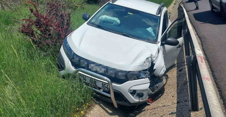 Bolu'da Otoyolda Kaza: Sürücü Direksiyon Başında Uyudu