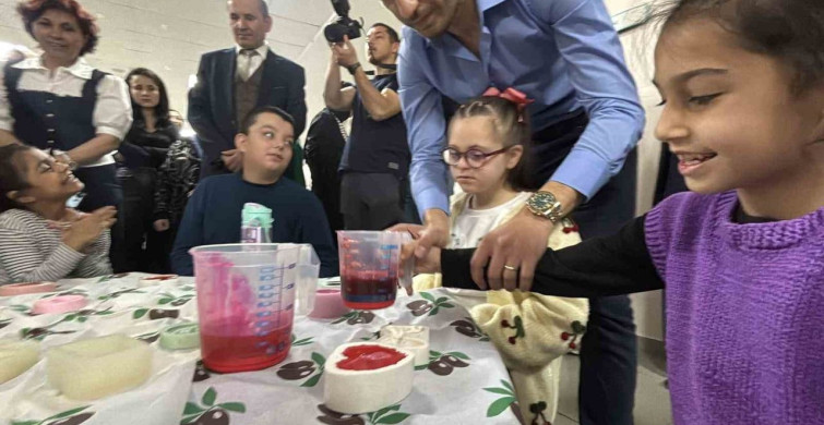 Bolu'da Özel Öğrenciler Atık Yağlardan Sabun Üretiyor