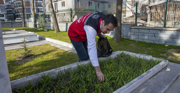 Bolu'da Şehit Mezarlarının Bakımı Bayram Öncesi Gerçekleştirildi