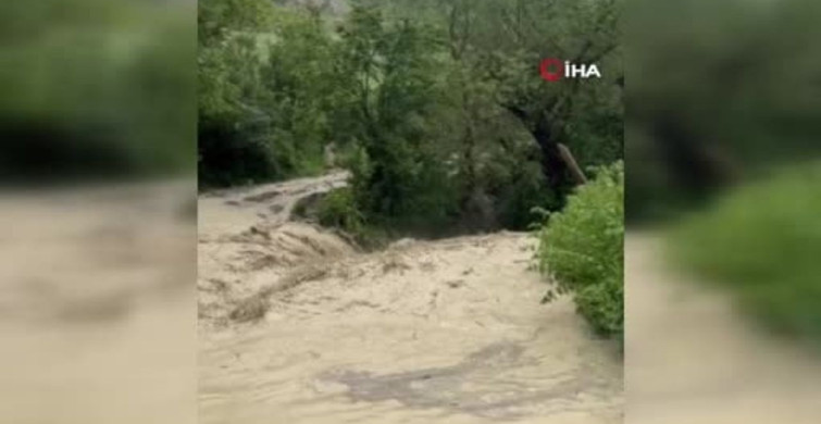 Bolu'da Şiddetli Yağışlar Sonrası Taşkınlar