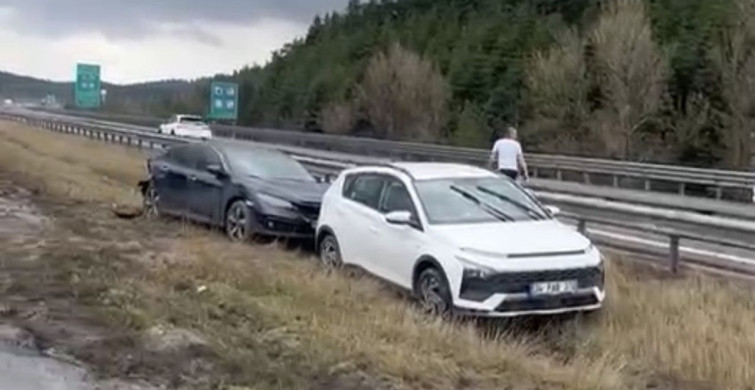 Bolu’da TEM Otoyolu’nda Zincirleme Kazada 6 Kişi Yaralandı