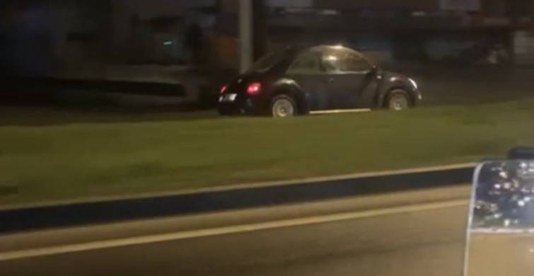 Bolu'da Ters Şeritte Tehlikeli Seyir