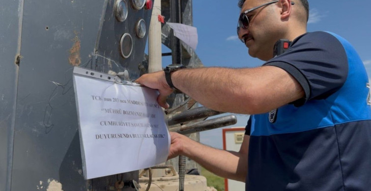 Bolvadin Belediyesi İzinsiz Sondaj Çalışmalarına Müdahale Etti